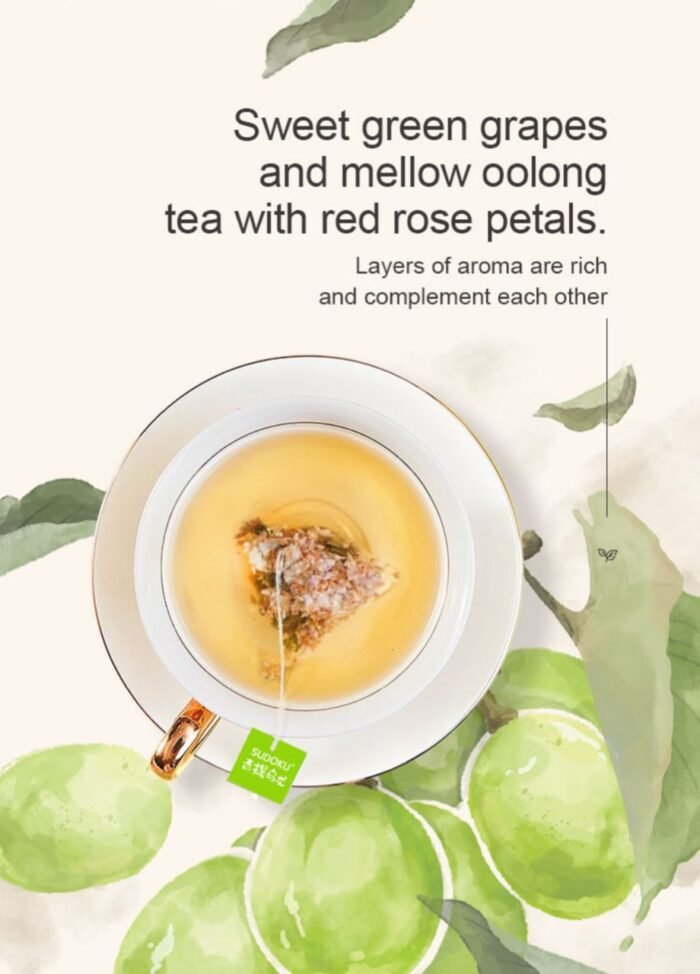 Green Grape Oolong Tea - Image 2