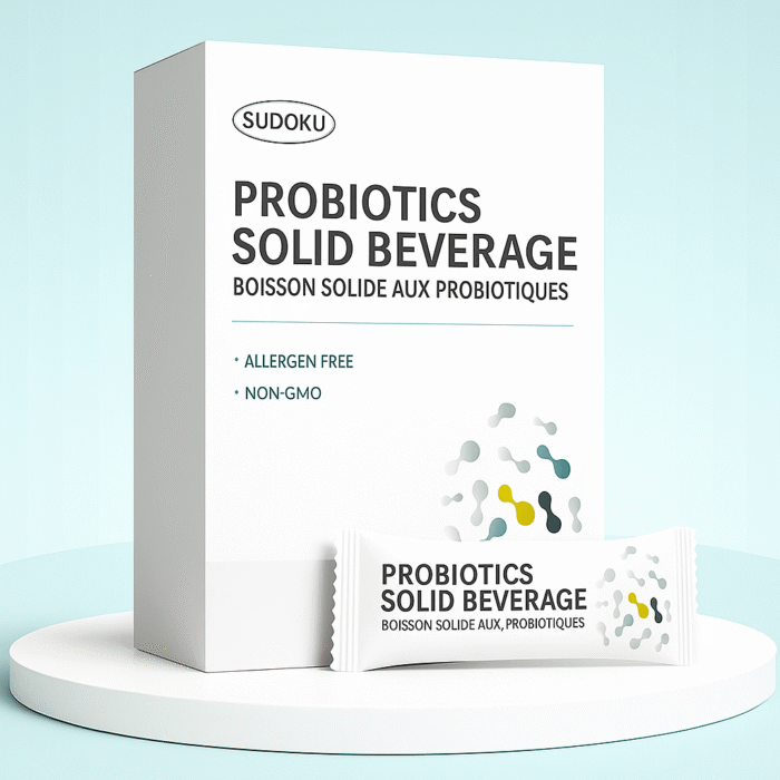 Probiotic solid powder drink