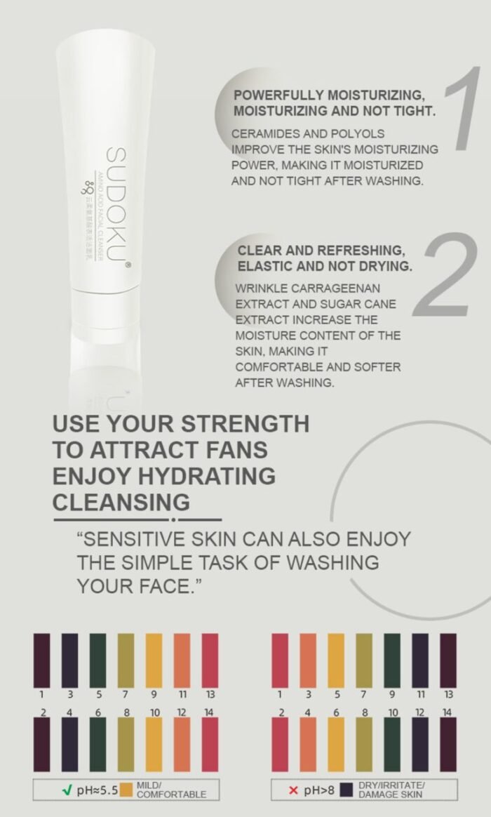 SUDOKU Amino Acid Facial Cleanser - Image 4